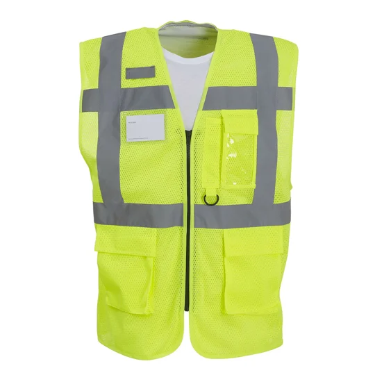 Yoko Hi-vis top cool open-mesh executive waistcoat (HVW820)