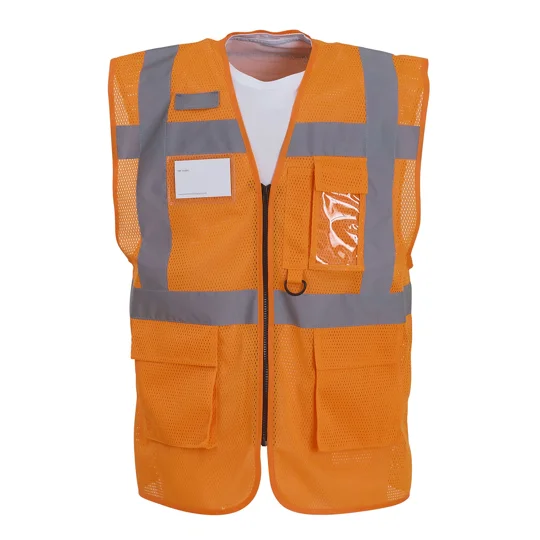 Yoko Hi-vis top cool open-mesh executive waistcoat (HVW820)