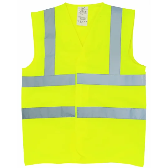 Yoko Flame-retardant hi-vis sleeveless waistcoat (HVW100FR)