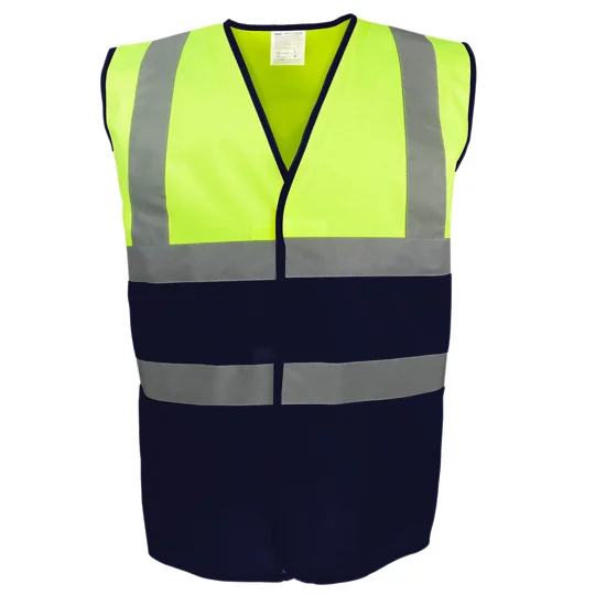 Yoko Hi-vis two-tone waistcoat (HVW122)