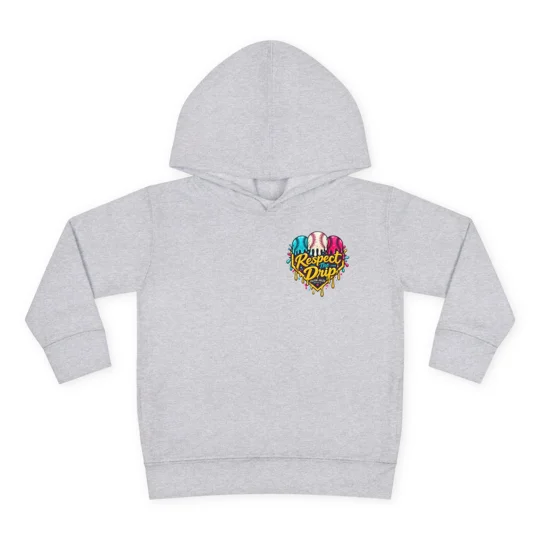 Toddler Boys Pullover Fleece Hoodie Respect The Drip