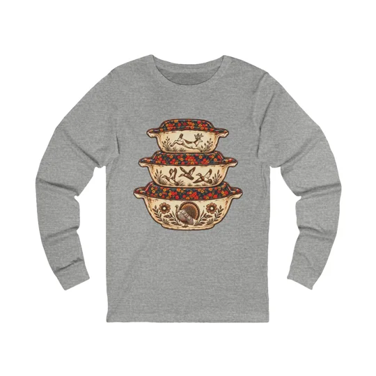 Women’s Jersey Long Sleeve wildlife dishes