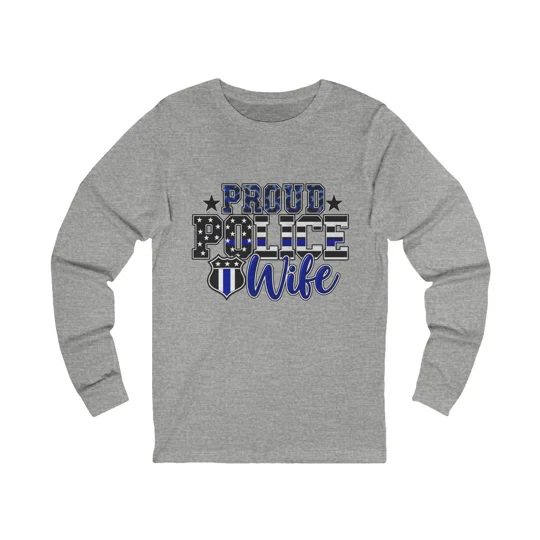 Women’s Jersey Long Sleeve police wife