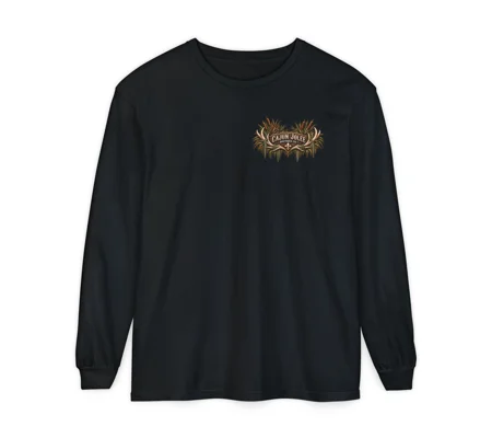 Mens Long Sleeve T-Shirt Deer horns