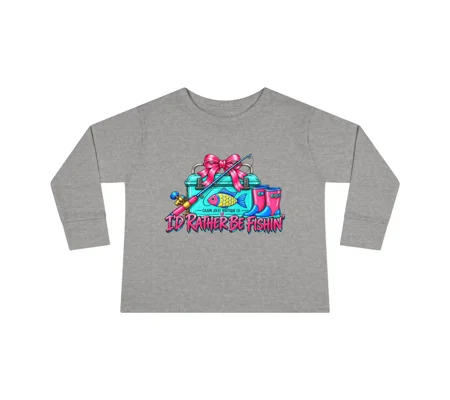 Toddler Girls Long Sleeve Fishing Ice Chest