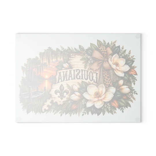 Glass Cutting Board Louisiana