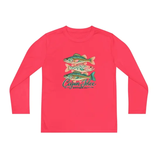 Youth Girls Long Sleeve Fishing