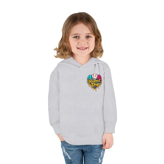 Toddler Boys Pullover Fleece Hoodie Respect The Drip