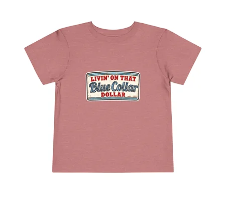 Toddler boy Short Sleeve Tee Blue Collar