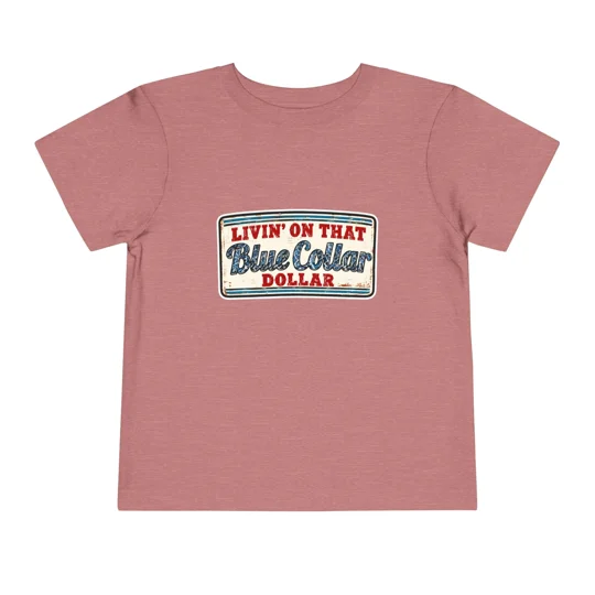 Toddler boy Short Sleeve Tee Blue Collar