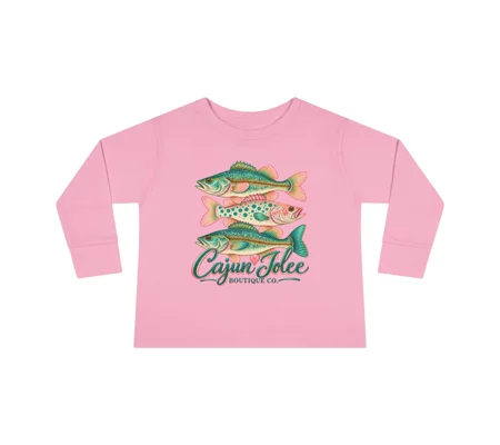 Toddler Girls Long Sleeve Fish