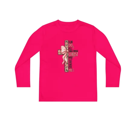 Youth Girl Long Sleeve Competitor Tee
