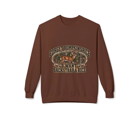 Women’s Fleece Crewneck Sweatshirt forget the pumpkin spice