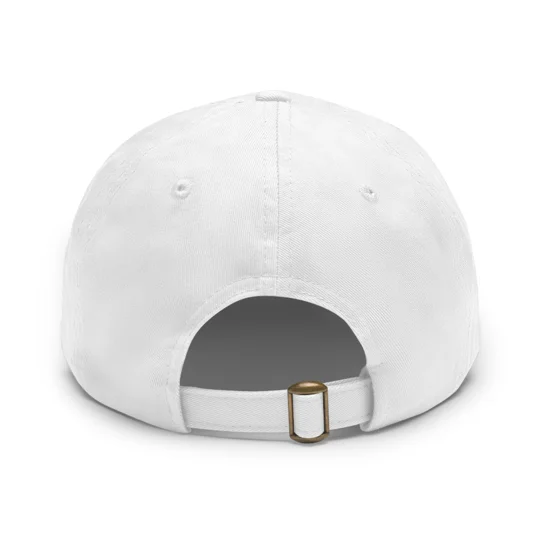 Dad Hat with Leather Patch (Rectangle)