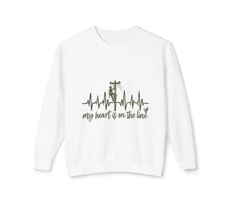 My heart is on the line Long Sleeve