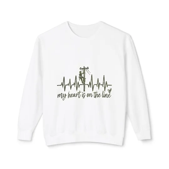 My heart is on the line Long Sleeve