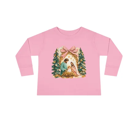 Toddler Girls Long Sleeve Jesus