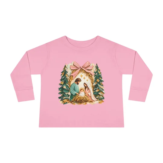 Toddler Girls Long Sleeve Jesus