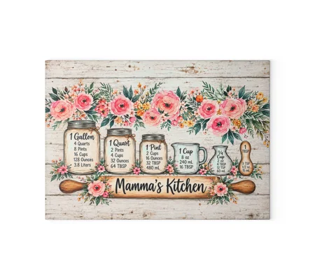 Glass Cutting Board mamma’s kitchen