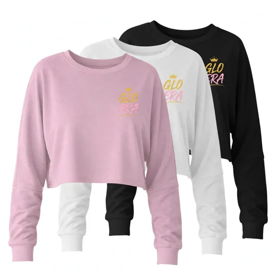 Glo ERA Signature Long Sleeve Cropped Top-Multi Colors