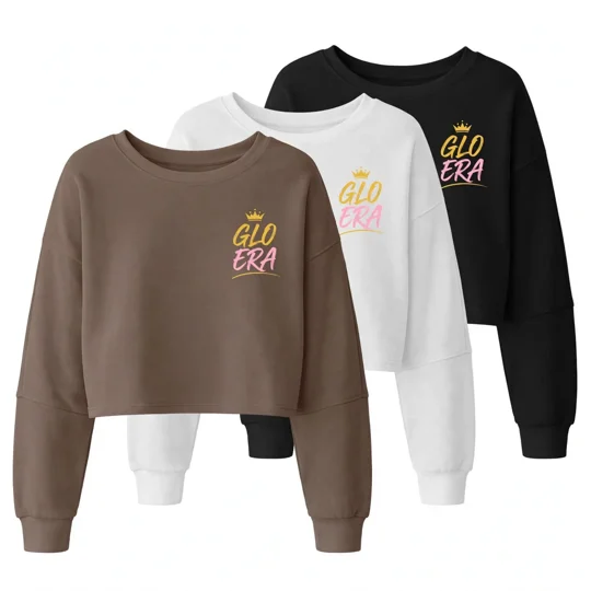 Glo ERA Signature Long Sleeve Cropped Top-Multi Colors