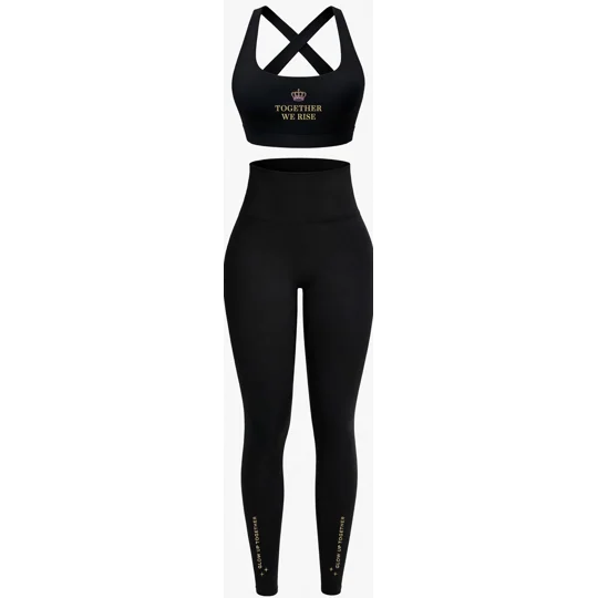 Black 2 Piece Yoga Set