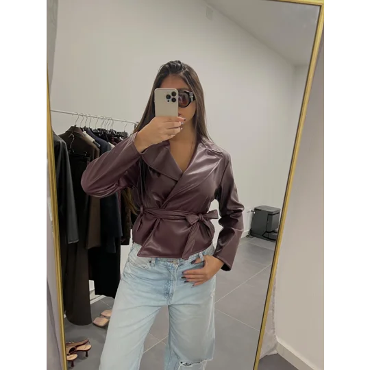 Blazer Ecopelle Aura