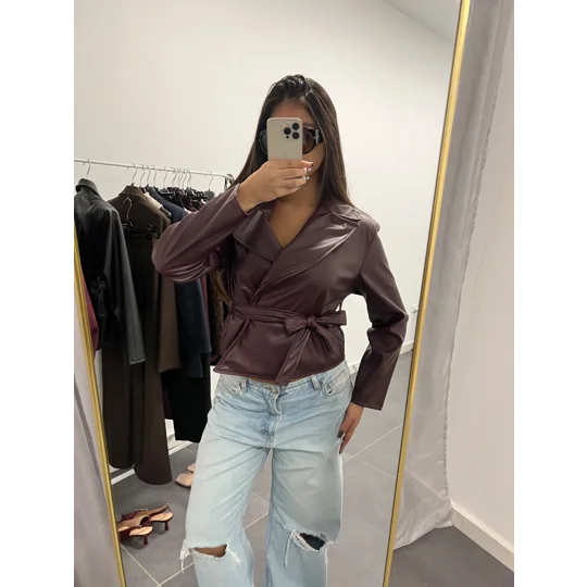 Blazer Ecopelle Aura