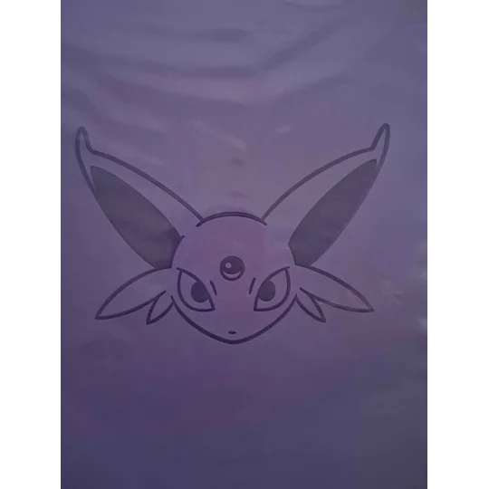Espeon trading card binder, 12-pocket