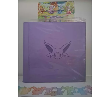 Espeon trading card binder, 12-pocket