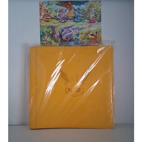 Jolteon trading card binder, 12-pocket
