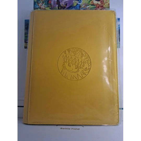 Jolteon trading card binder, 9-pocket