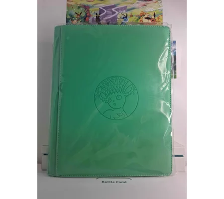 Leafeon trading card binder, 9-pocket