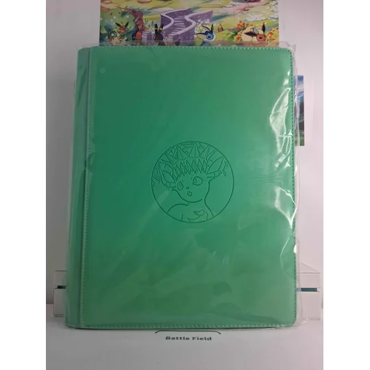 Leafeon trading card binder, 9-pocket