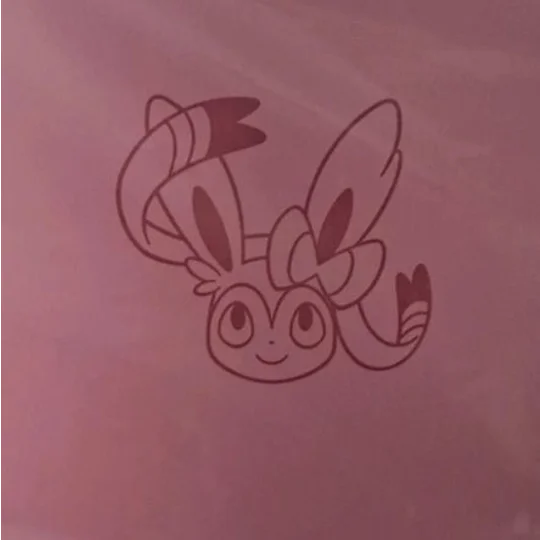 Sylveon trading card binder, 12-pocket
