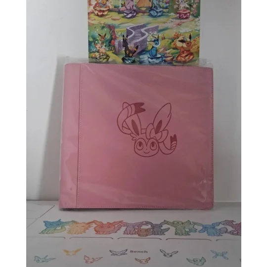 Sylveon trading card binder, 12-pocket