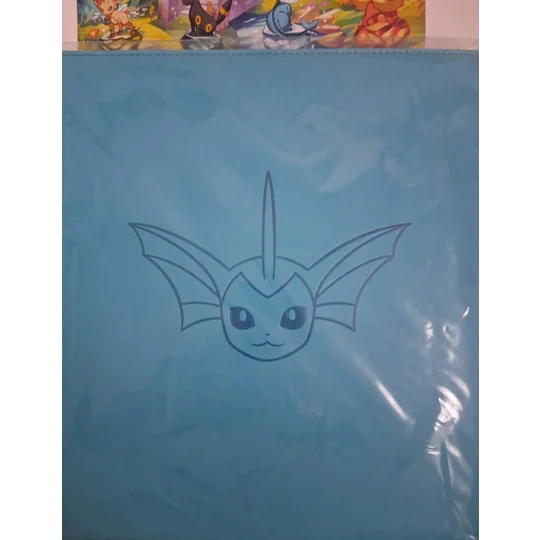 Vaporeon trading card binder, 12-pocket