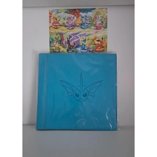 Vaporeon trading card binder, 12-pocket