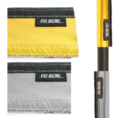 Exoracing Gold and Silver Velcro Heat Sleeve 0.5m