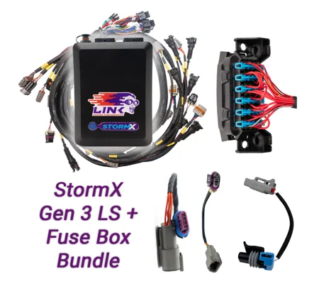 Gen3 LS Bundle - G4X StormX ECU + LS Engine Harness + Fuse Box bundle