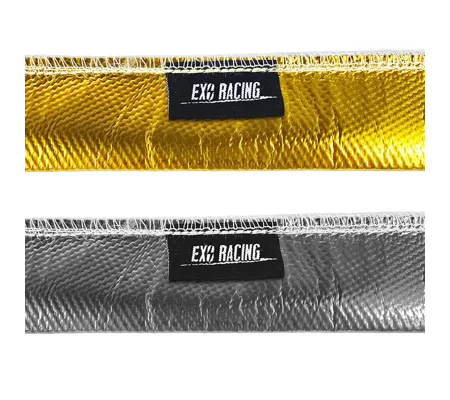 Exoracing Gold And Silver Sewn Heat Sleeve 0.5m
