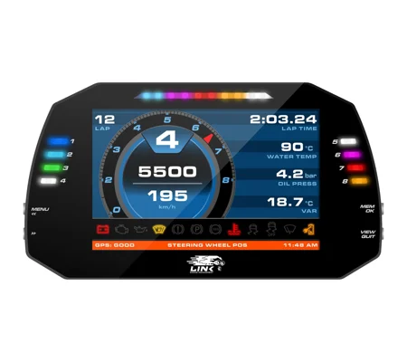 AIM MXG 7 Dash - LinkECU Strada Race Edition"