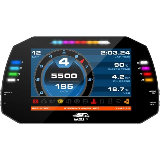 AIM MXG 7 Dash - LinkECU Strada Race Edition"