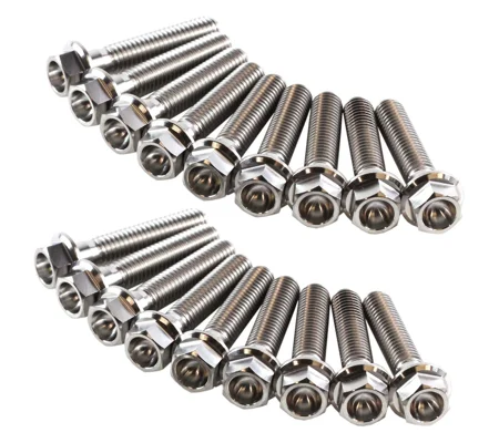 Exoracing Titanium Sump Bolt Kit For Honda K20 K24 K-Series