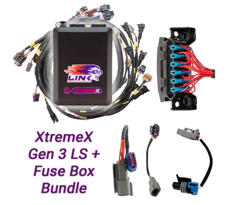 Gen3 LS Drive-By-Wire Bundle: G4X XtremeX ECU + LS Engine Harness + Fuse Box bundle