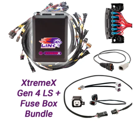 Gen4 LS Drive-By-Wire & Fuse Box Bundle: G4X XtremeX ECU + LS Engine Harness bundle