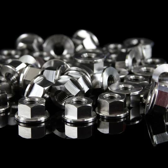Exoracing titanium strut top nuts for Honda Civic and Integra