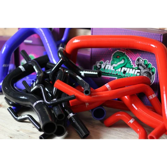 Honda Civic EG EK D-series silicone hose kit with 10 hoses and stainless clamps