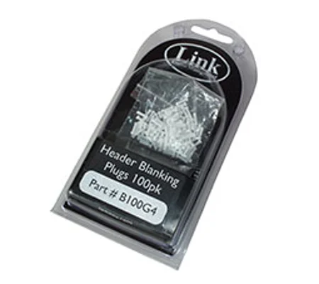 BG4 - 100 pack blanking plugs