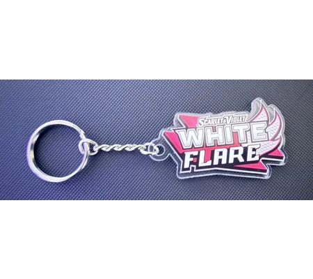 White Flare Binder Tag